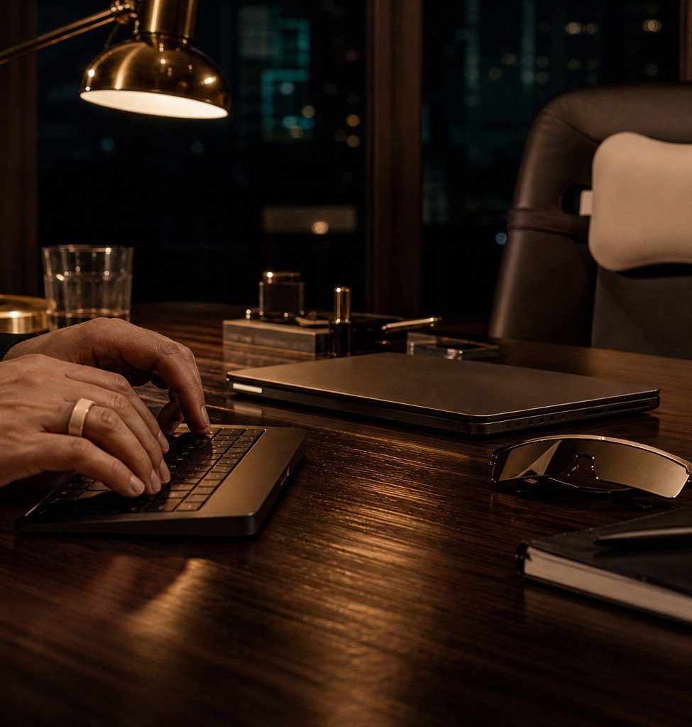 Professional desk and corporate service environment