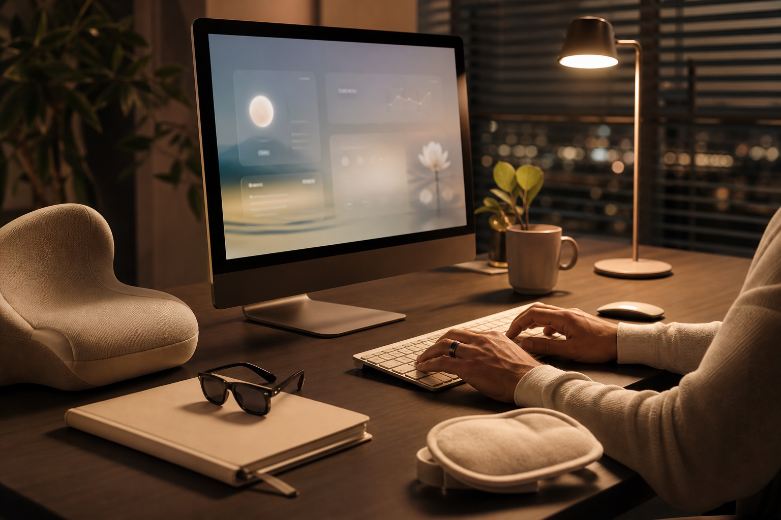 Workplace wellness with DR H smart ring and glasses